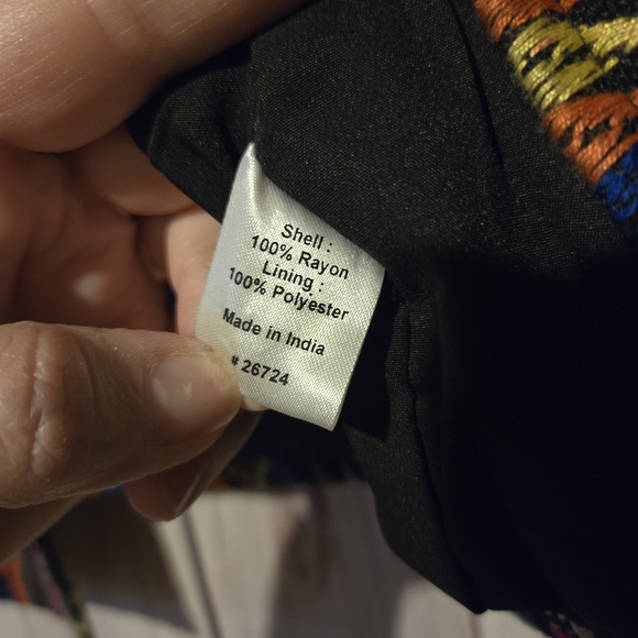 TravelSmith Geometric Pattern Blazer Womens Size Medium - Picture 6 of 8